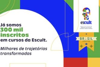 Escult alcança 300 mil inscrições em cursos de formação para cultura e economia criativa