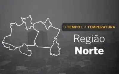 O TEMPO E A TEMPERATURA: Como será o tempo na Região Norte nesta quarta-feira (17)