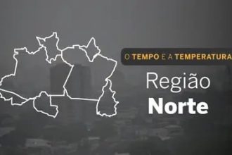 O TEMPO E A TEMPERATURA: quinta-feira (11) com pancadas de chuva no Norte