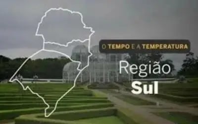 O TEMPO E A TEMPERATURA: terça-feira (16) com chuva e queda nas temperaturas no Sul