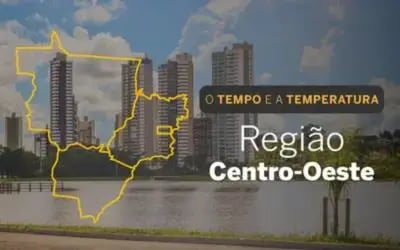 O TEMPO E A TEMPERATURA: terça-feira (16) com contraste entre chuva e tempo seco no Centro-Oeste